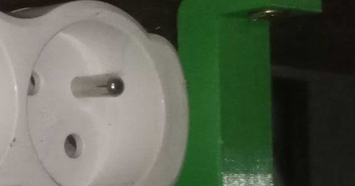 Extension cord holder by PaŠe Download free STL model