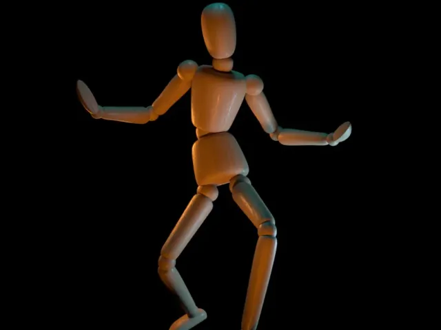 Wooden puppet