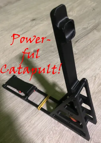 Rubber band powered Catapult