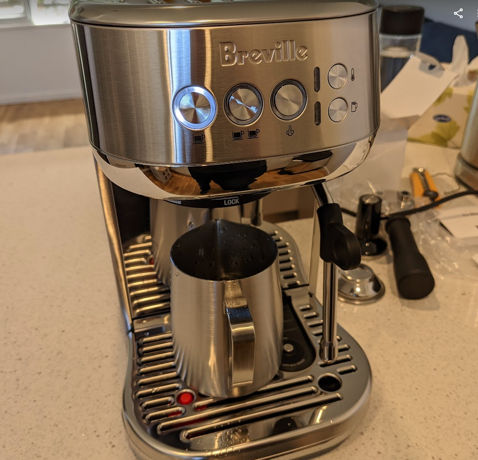 Breville Bambino Plus BES500 Compact Espresso Machine
