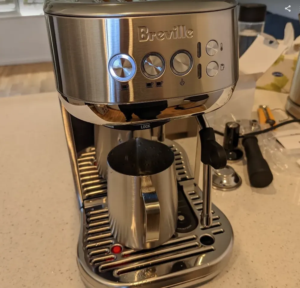 Breville BES500 Bambino Plus Compact Espresso Machine for sale