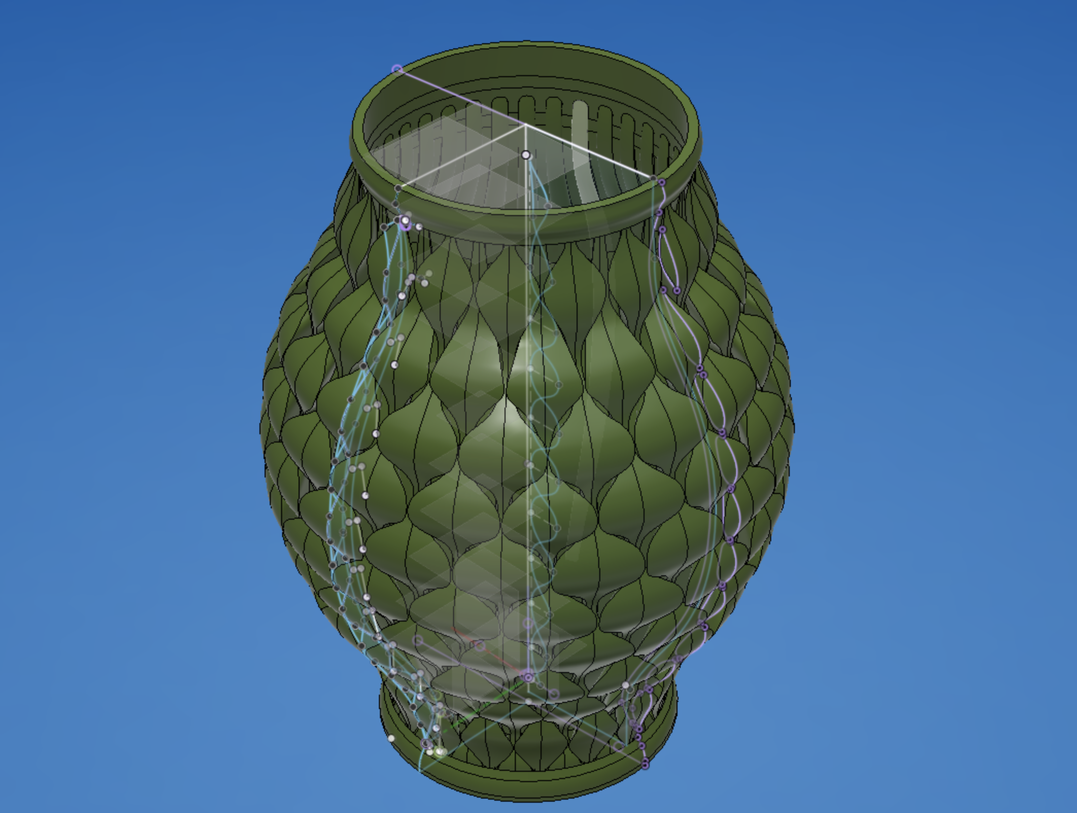 A *slightly* Overengineered Olpe Vase (print in vase mode!) — miniatura 5