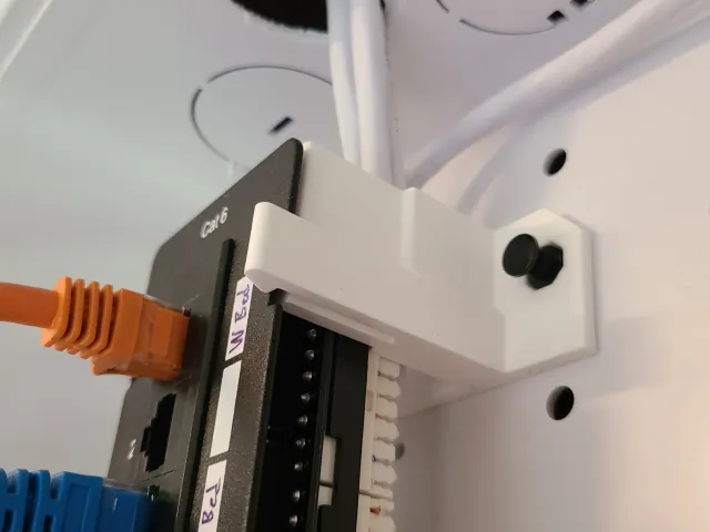 Mount for 12 Port Patch Panel