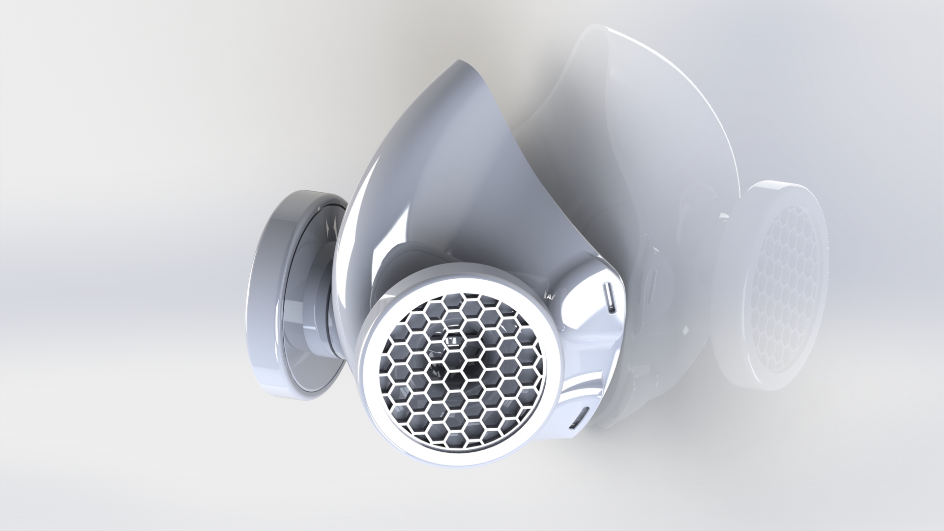 COVID-19 Emergency mask with the use of cotton pads as a filter