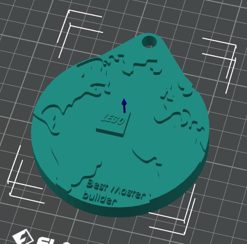 Lego metal or ornament