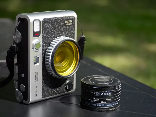 Instax mini EVO 52mm filter adapter