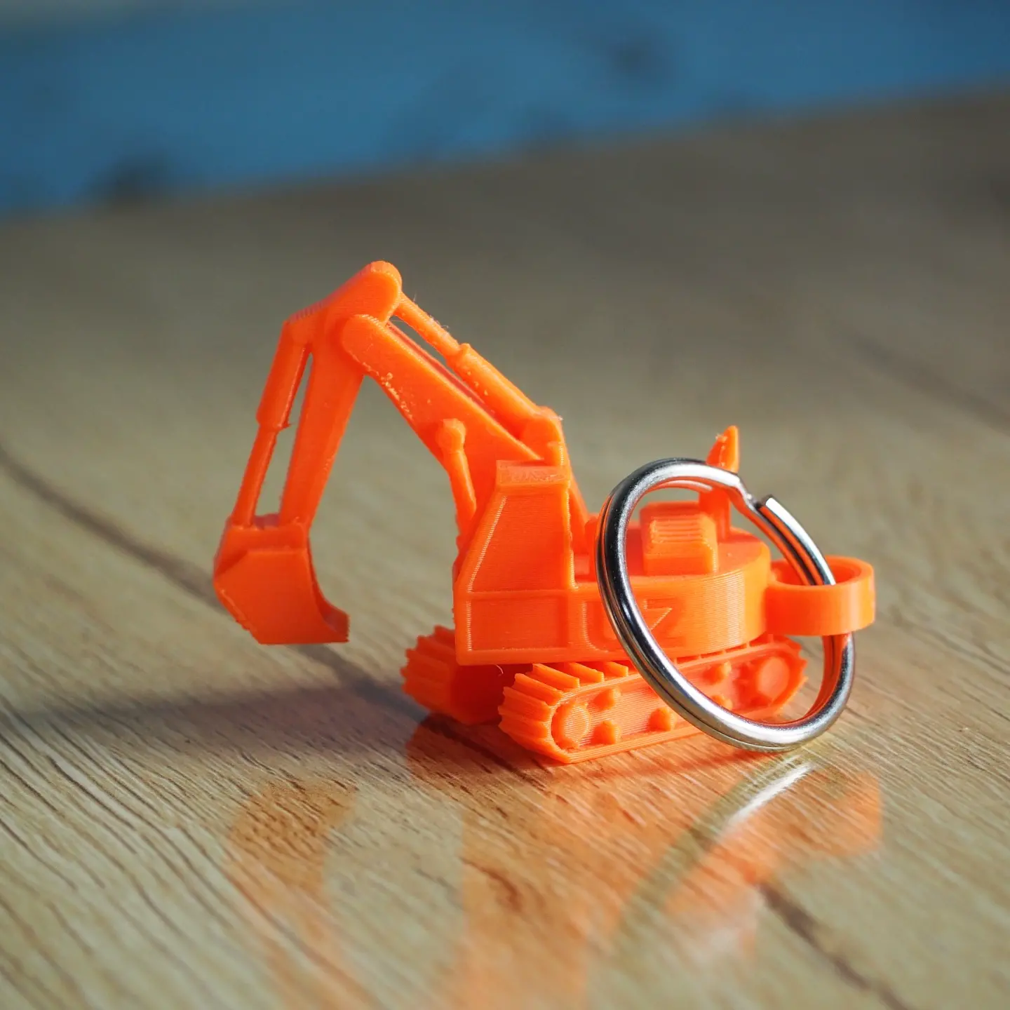 Miniatura 3 do modelo 3D Mini Excavator key chain