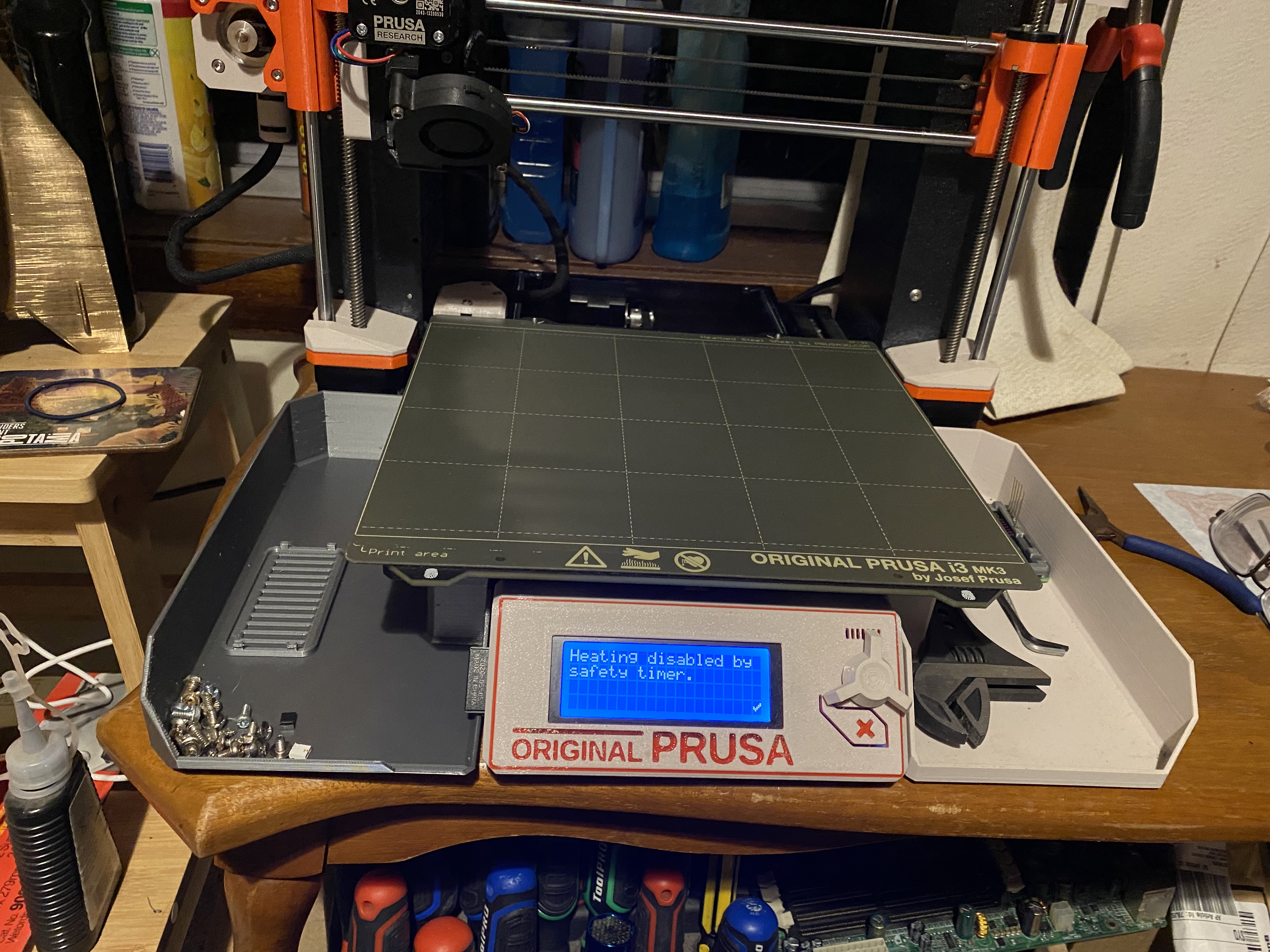 Even bigger Sidebox Prusa i3 MK3S with cuts and recycle label