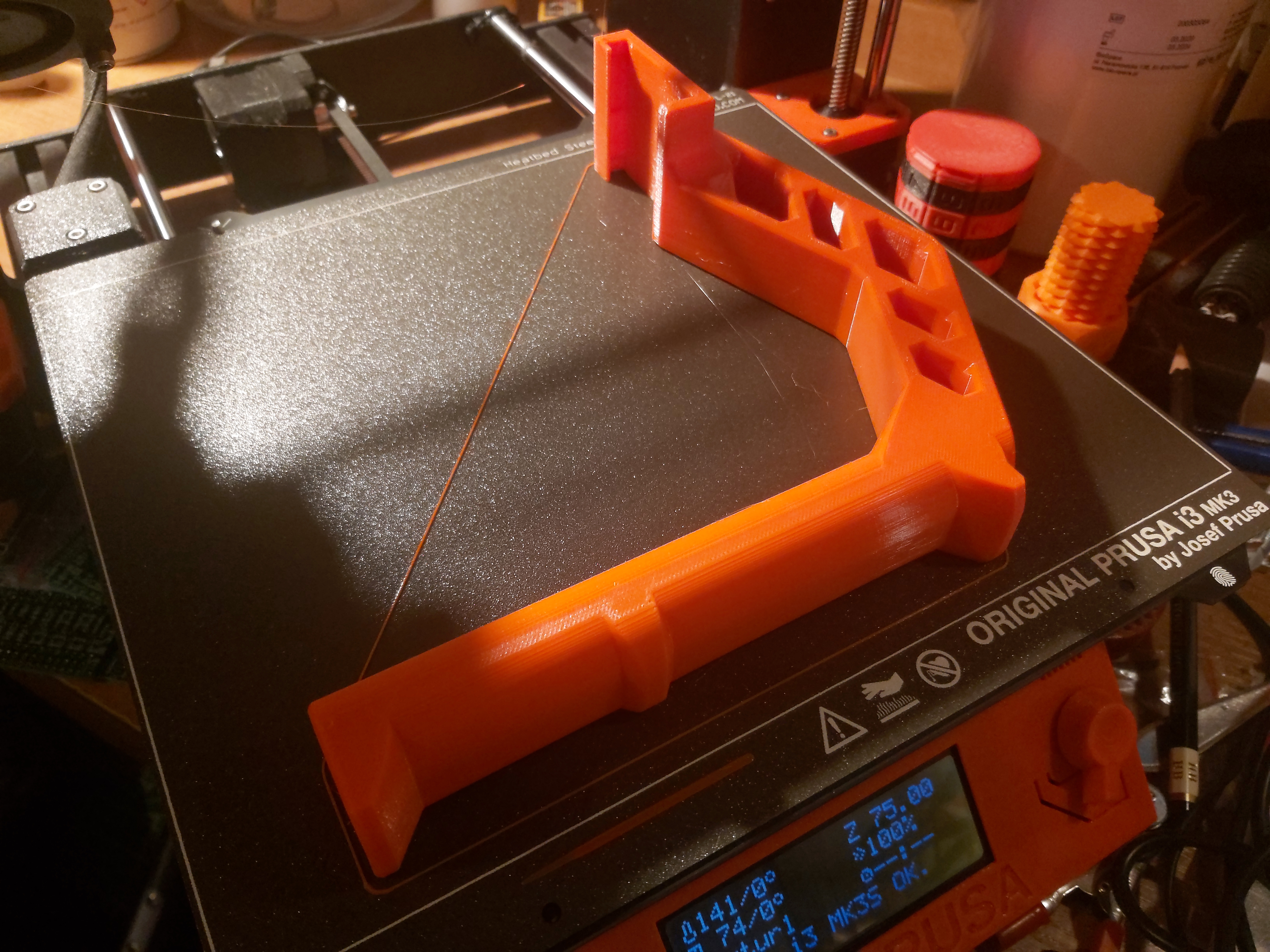 Front 2kg Spool Holder for Prusa MK3S+