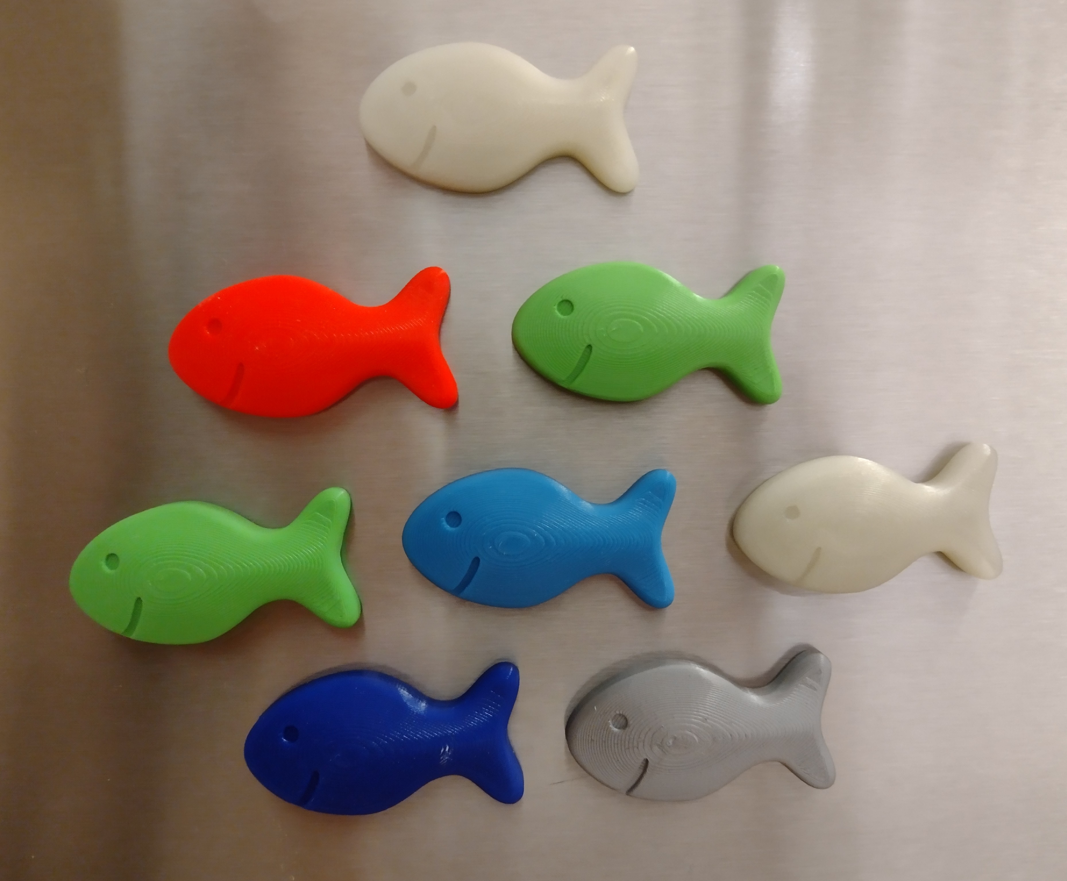 Remix: Fish Refrigerator Magnet with 8x3mm Magnet