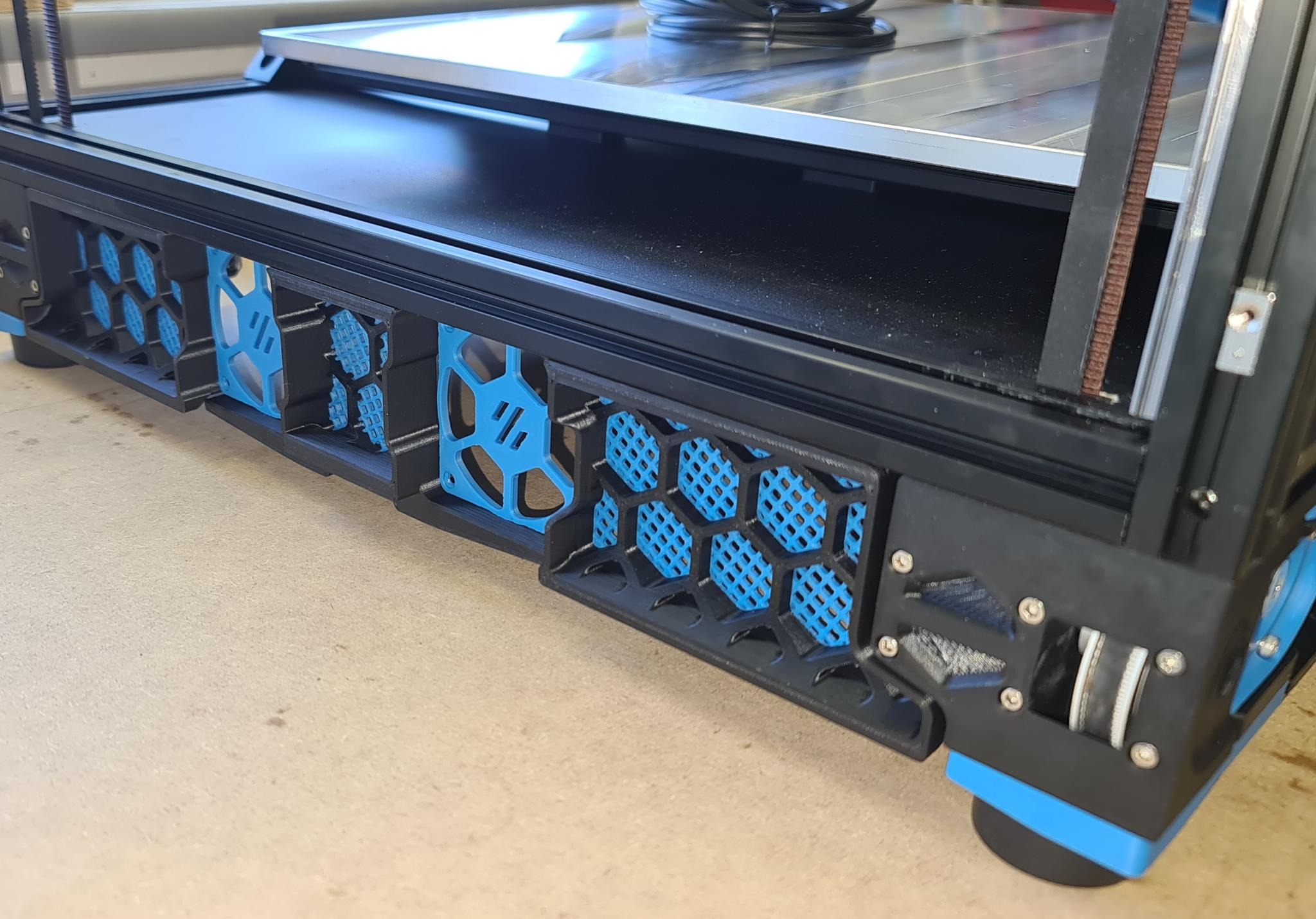 Skirt with grid for Voron 2.4 350 RC2