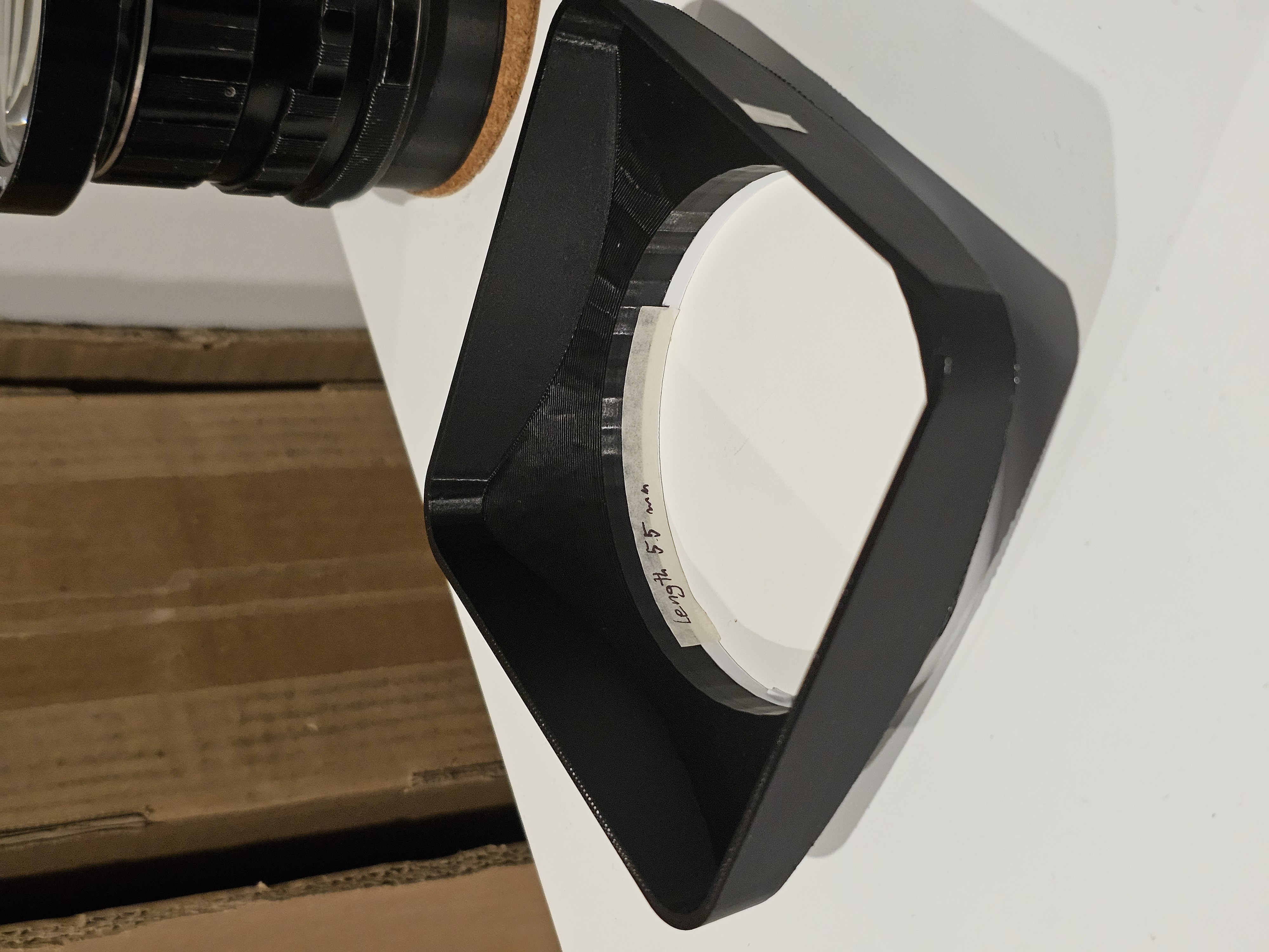 lens hood for Pentax 6x7 55mm F3.5 3D model