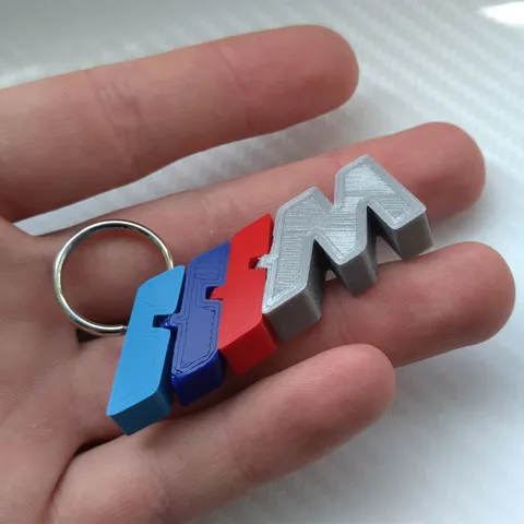 BMW M-series keychain closed links