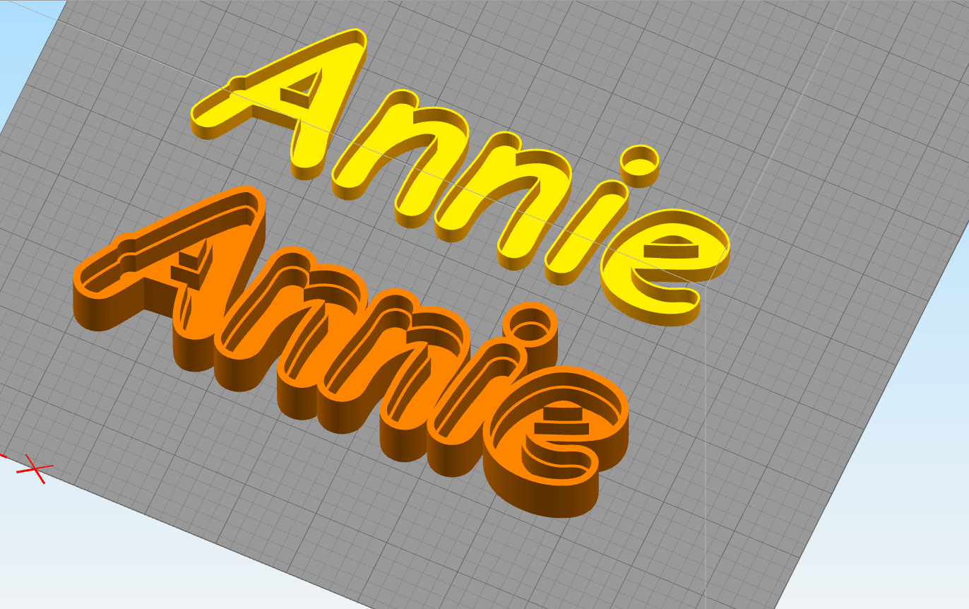 cartel letras Annie
