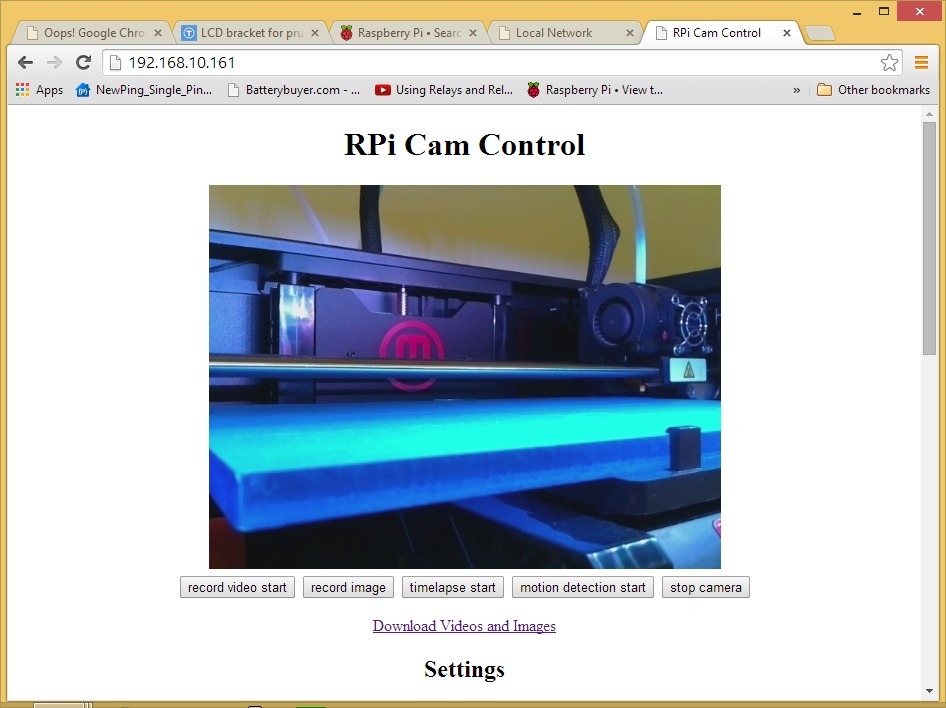 Raspberry Pi Sled for Makerbot Replicator 2 — miniatura 3