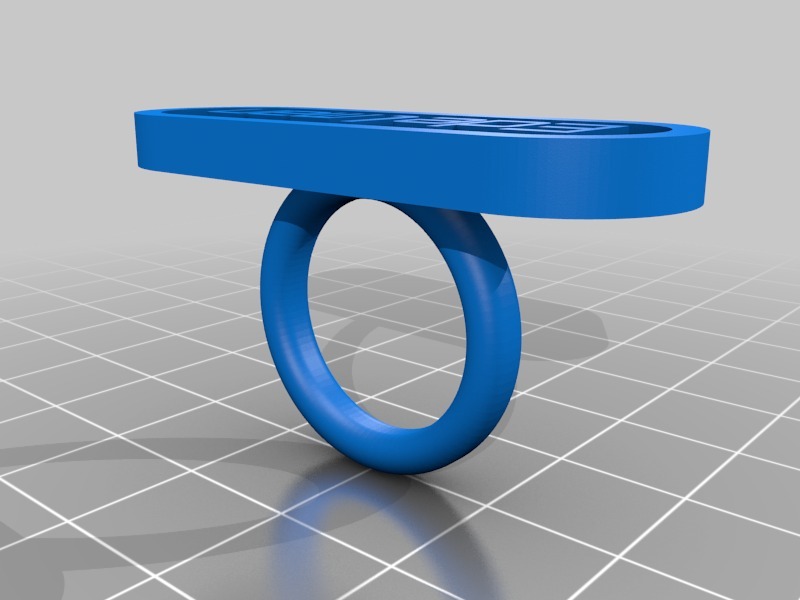 My Customized Text Ring by Waltermixxx | Download free STL model ...