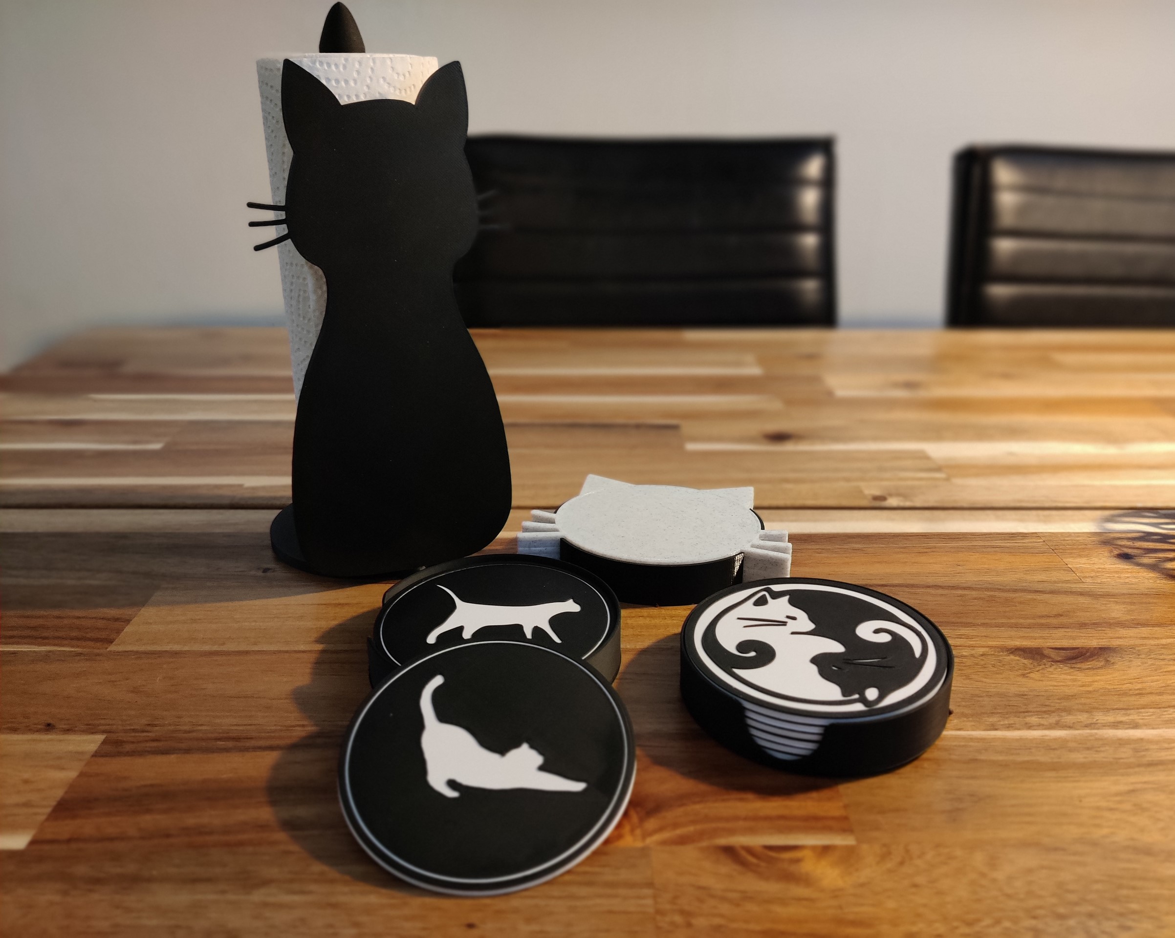 Kitchen towel holder Cat