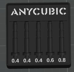 Anycubic Nozzle Gridfinity