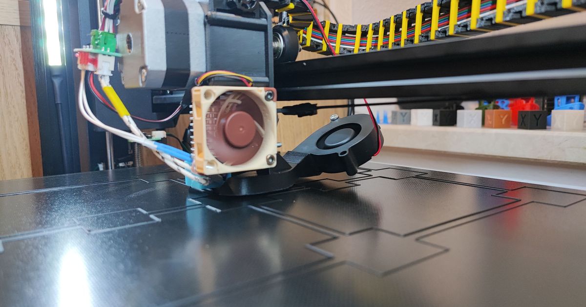 Anycubic Mega X Part Cooling Fan Duct by w3rN42 Download free STL