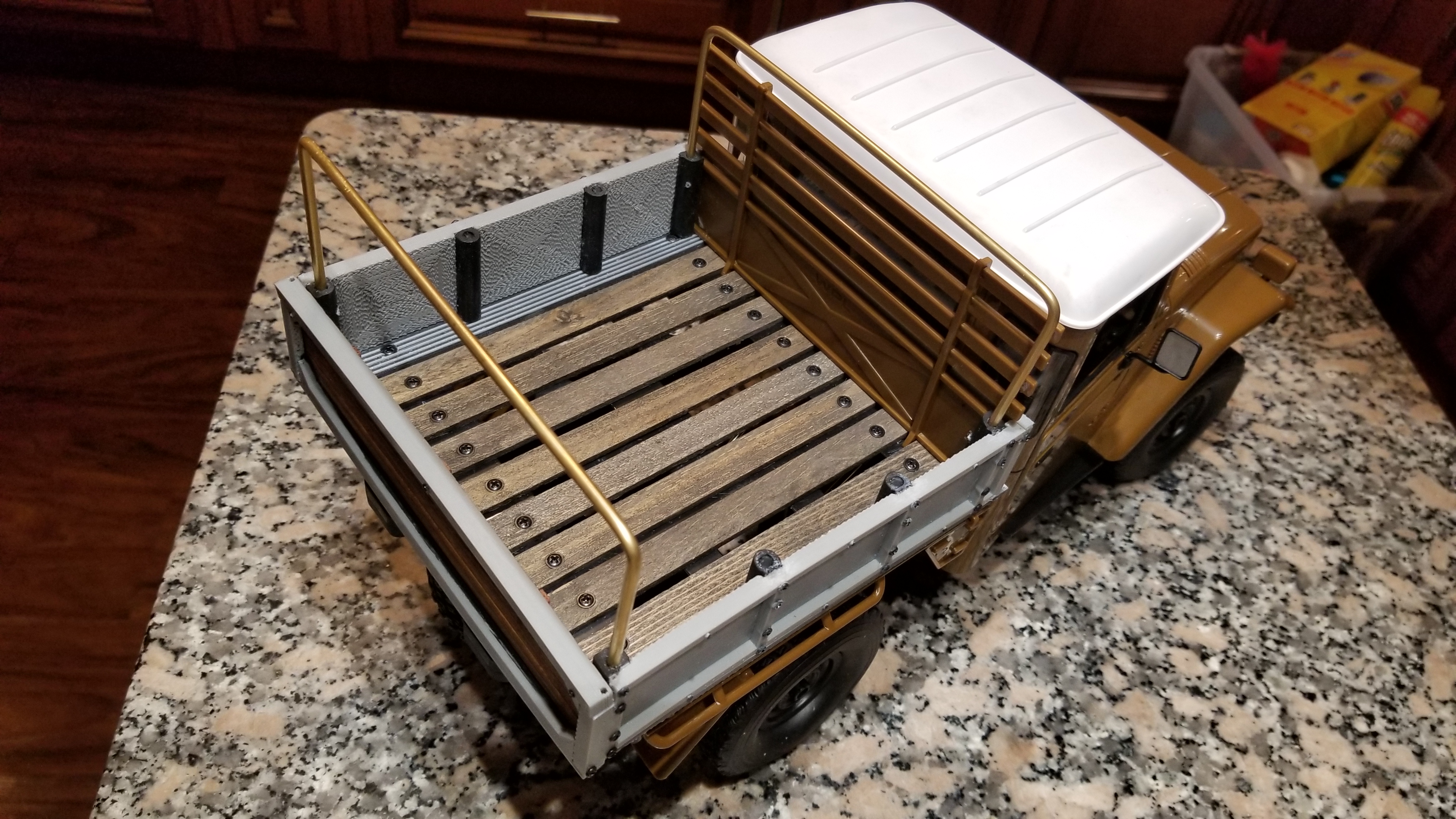 Miniatura 5 do modelo 3D WPL C44 project - box bed