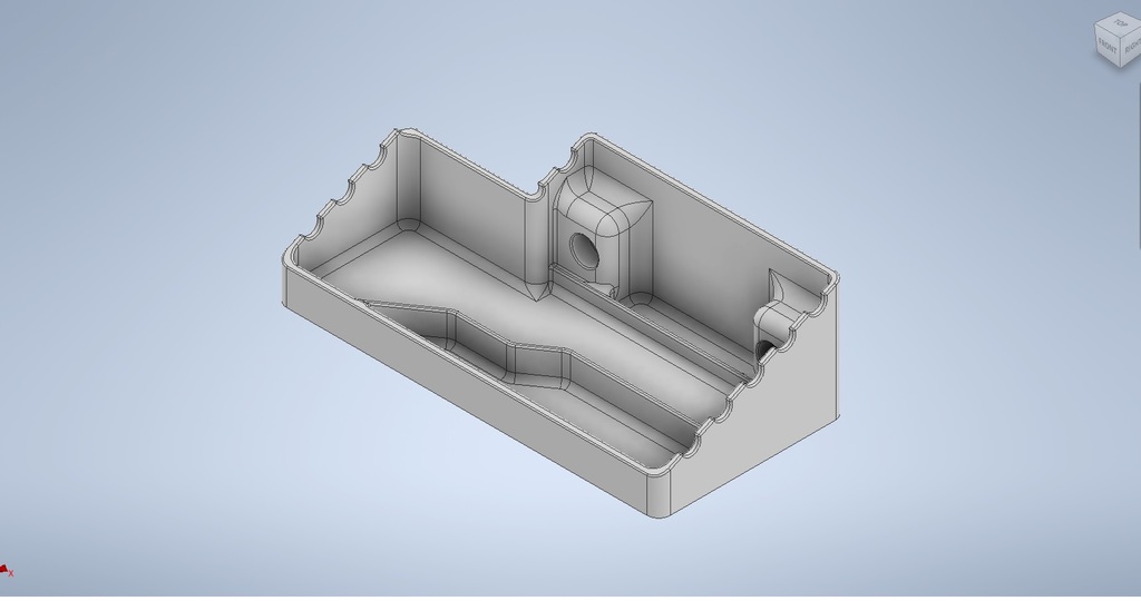 Mill Table Parts Tray,  w Table stop clearance, Right Side