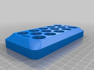 Wall Mount ER20 Collet Rack. by Ken226 | Download free STL model ...