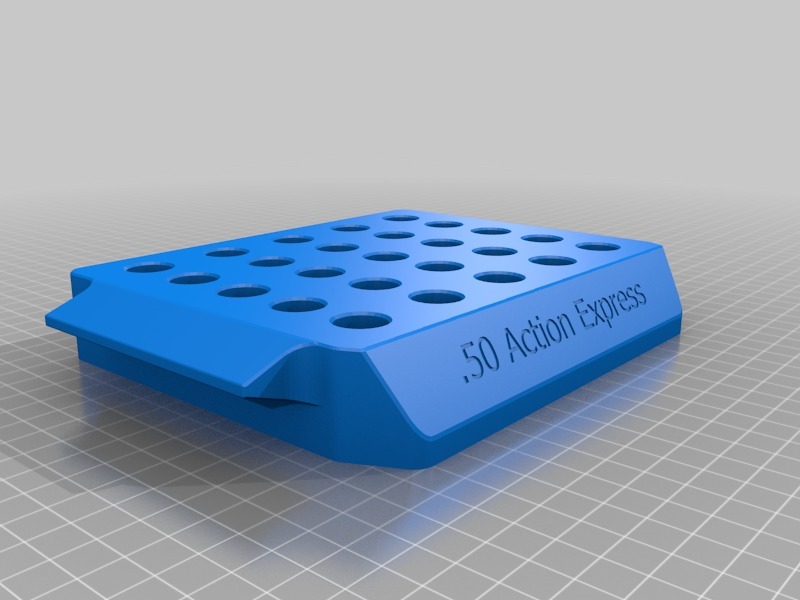 .50 AE Reloading Tray by Ken226 Download free STL model