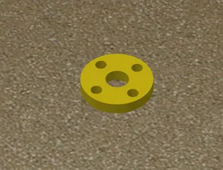 PC4-M10 PTFE fitting with Heatset Inserts