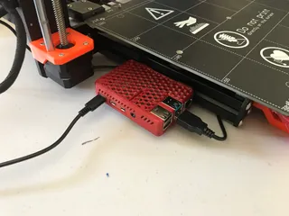 Prusa i3 MK3s Raspberry Pi4B case profile mount for octopi