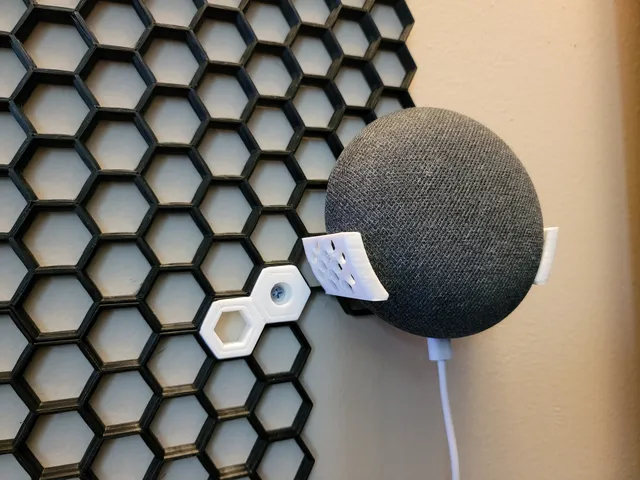 Google Home Mini mount for Honeycomb Storage Wall