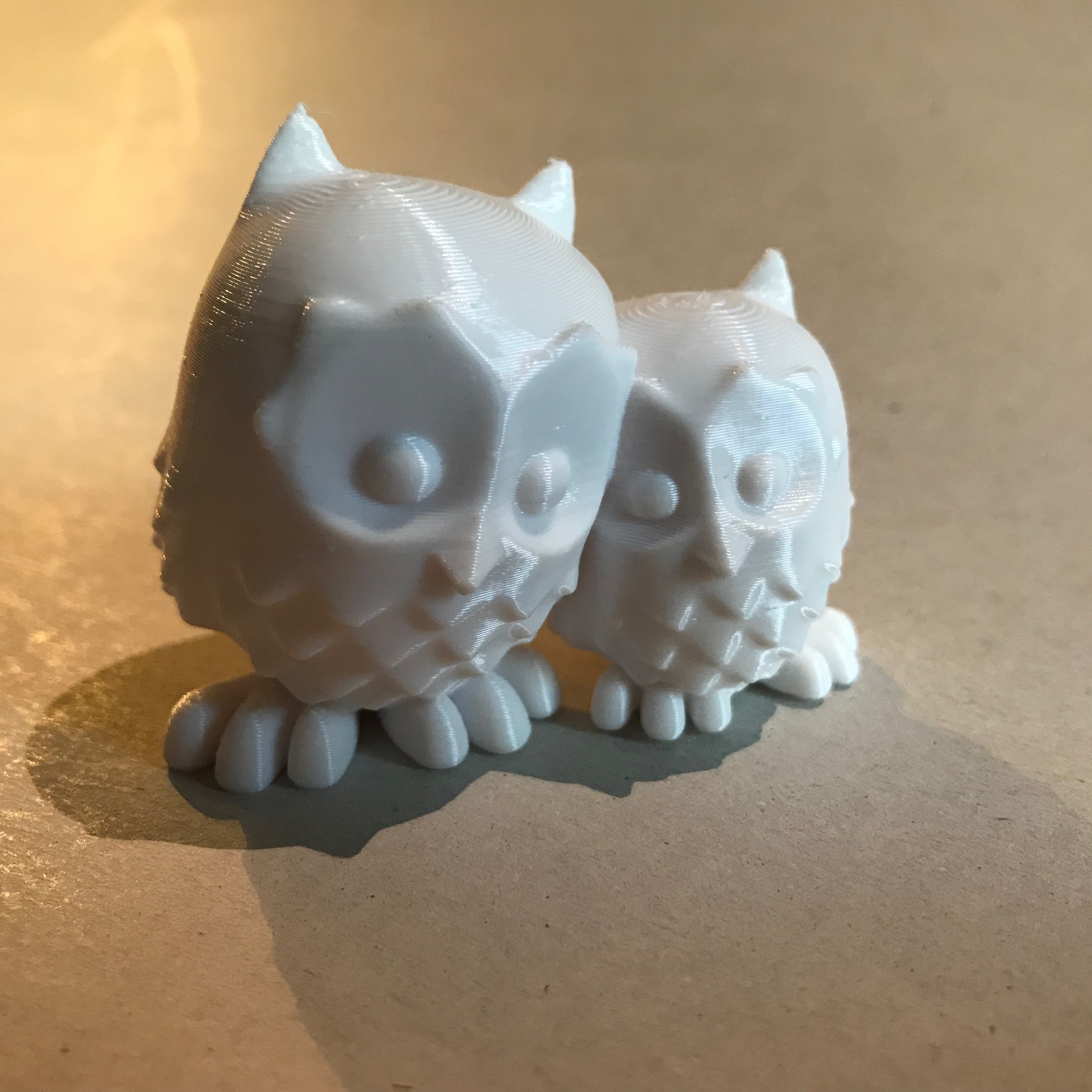Cuddling owls - Hiboux câlins