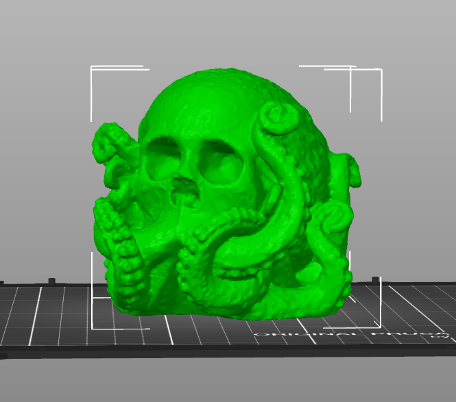 Miniatura 2 do modelo 3D Octo Skull