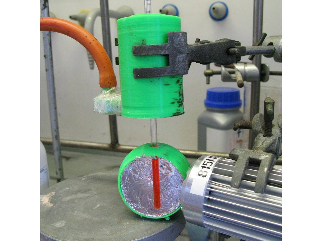 Pneumatic NMR tube spinner by bart Download free STL model