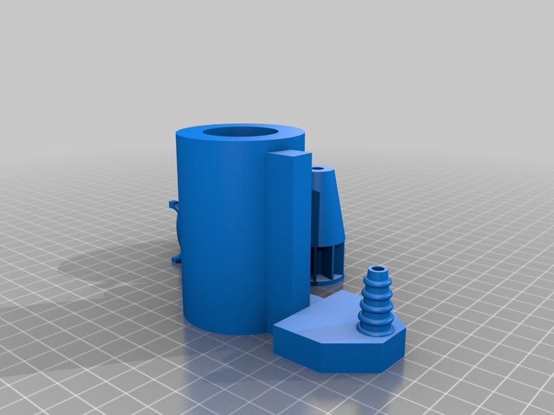 Pneumatic NMR tube spinner by bart Download free STL model