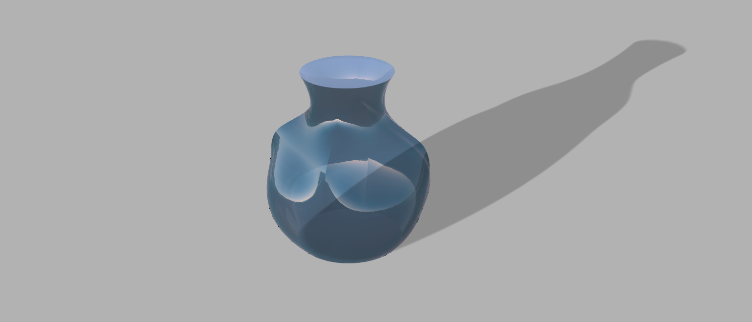 Squared circle vase