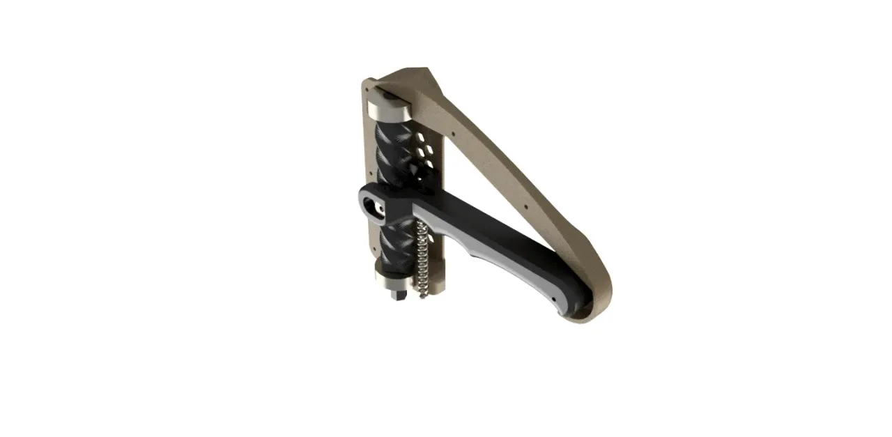 STL file Mini hand drill for Dremel 4486 Keyless Chuck ✋・3D