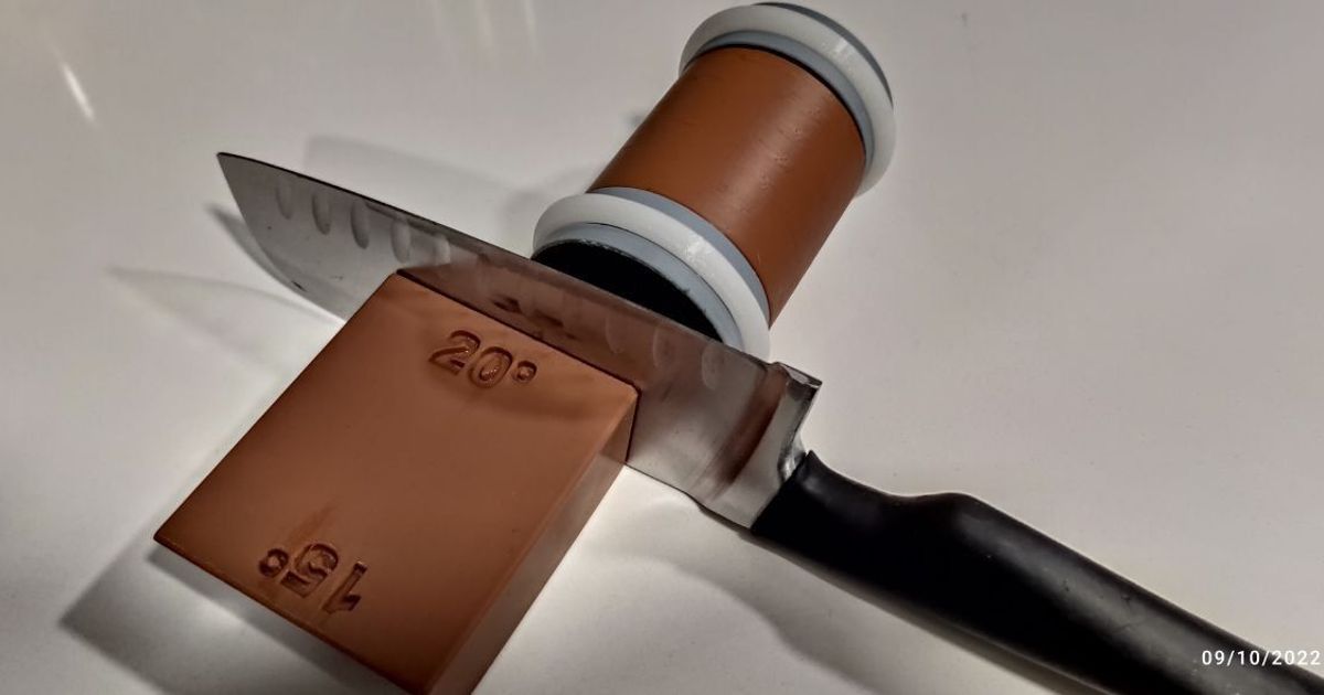 Rolling knife sharpener with ball bearing (Horl compatible)_Rollender  Messerschärfer mit Kugellager (Horl kompatibel) by GrafJM, Download free  STL model