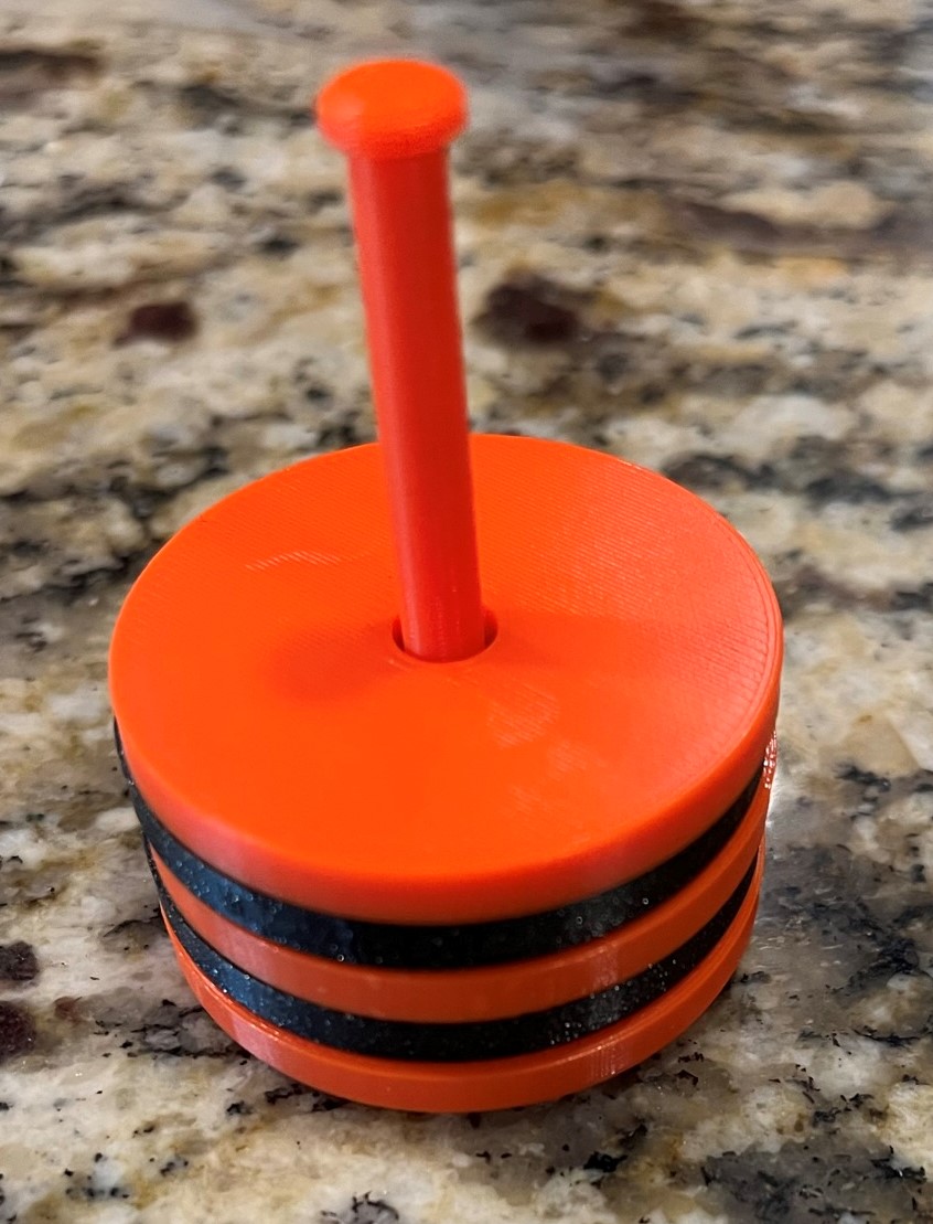 Poker chip stacking fidget by ss7156 Download free STL model