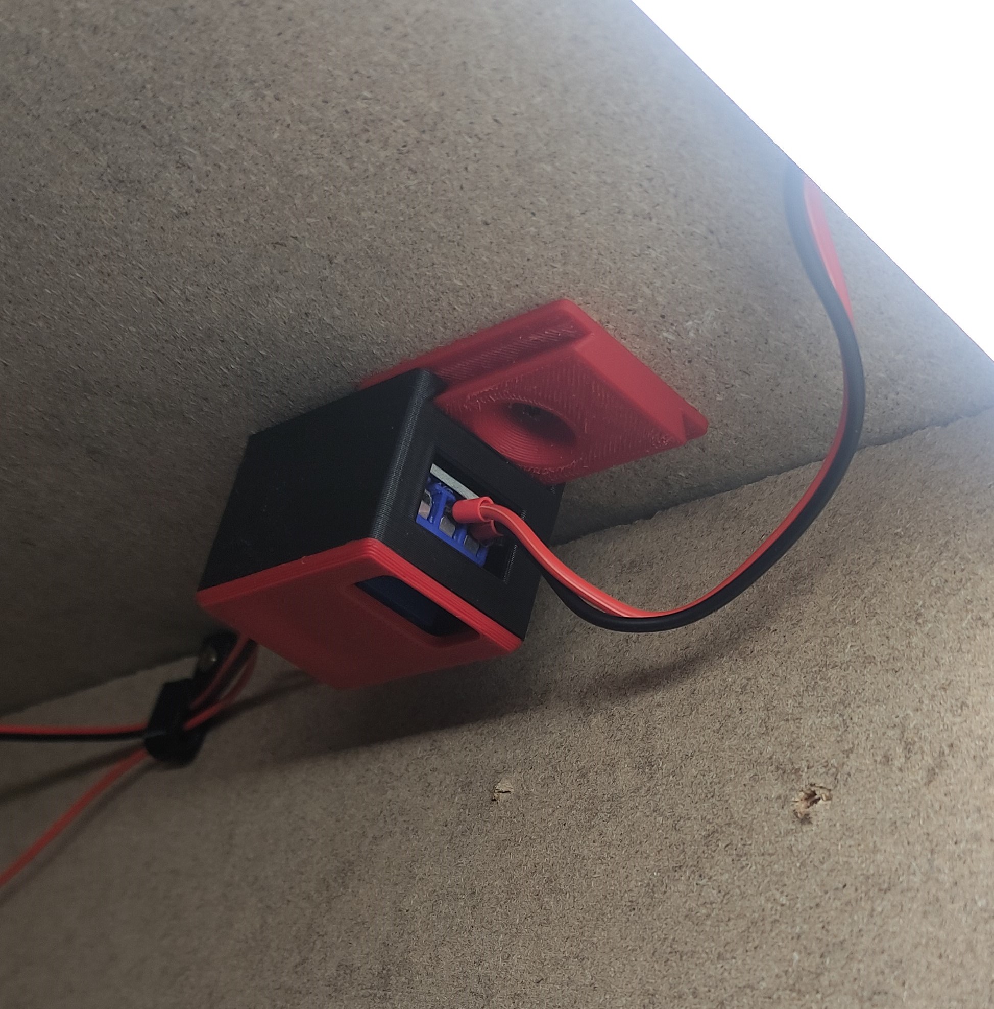Dovetail Wall Mount Case for KY-019 Relay