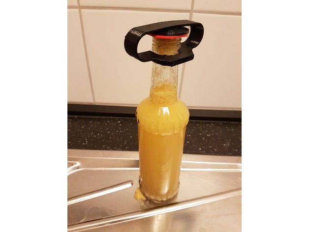 Spring loaded bottle cap by alu_buildplate | Download free STL model ...