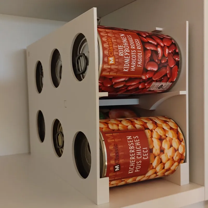 DIGITAL DOWNLOAD Rolling Can Storage Rack for Tinned Foods 3D Printing STL  Files First in First Out System 