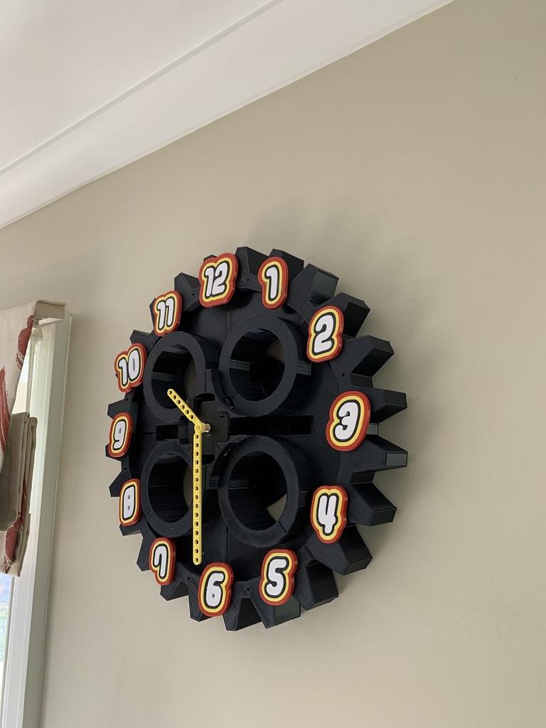 Large Lego Technic Clock