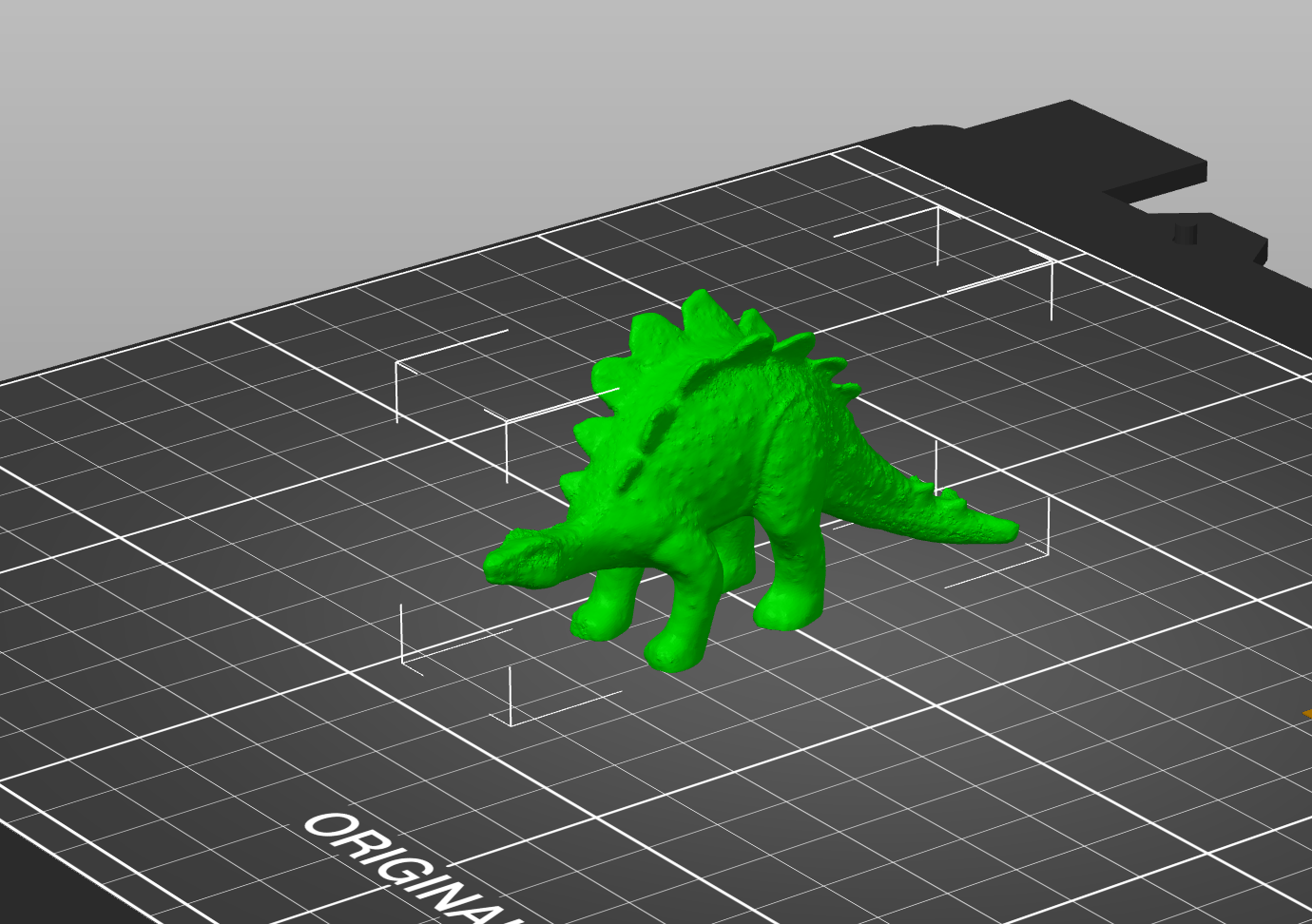 Stegosaurus model - scanned