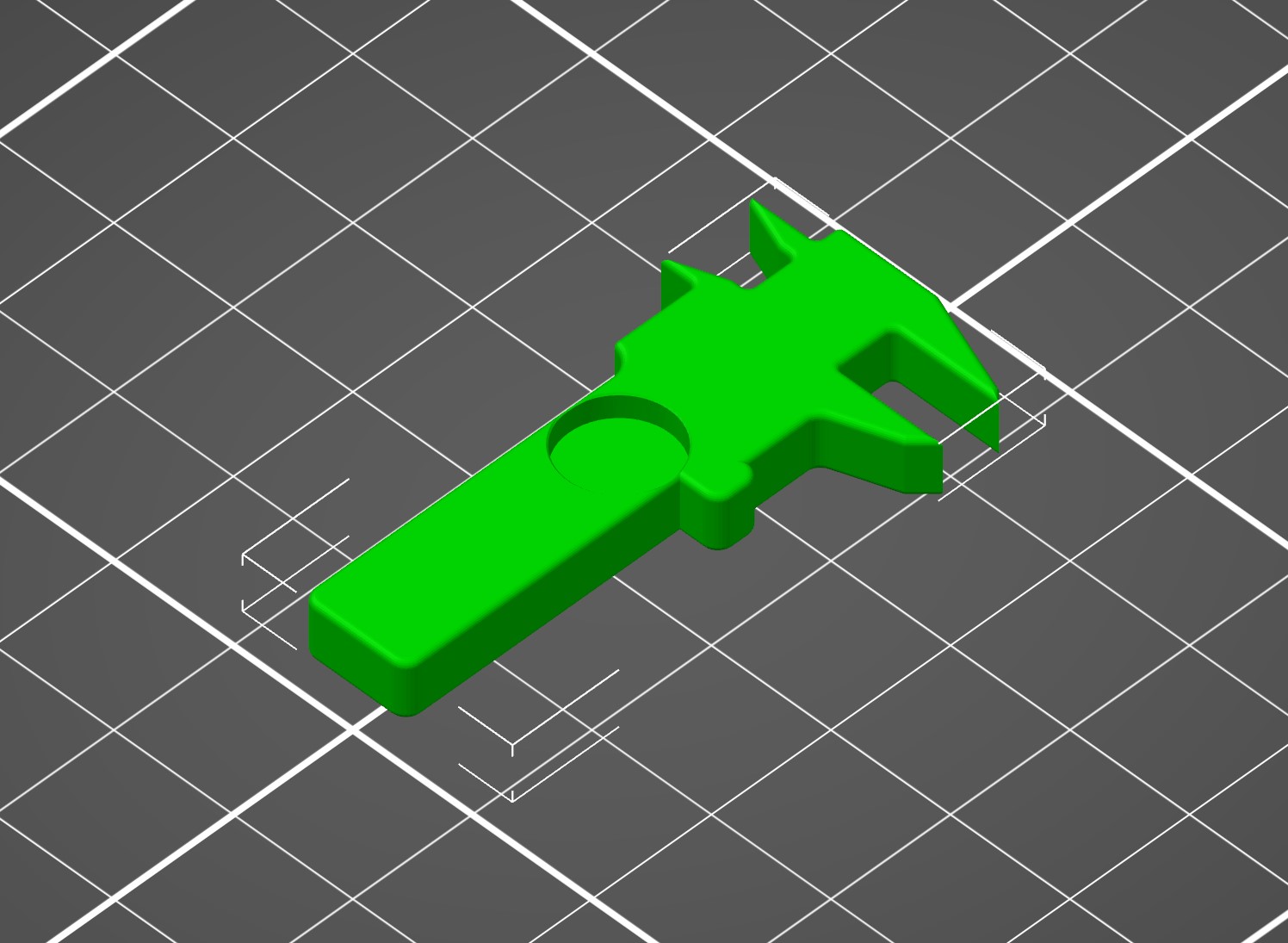 Caliper Extruder Indicator by BMP Designs | Download free STL model ...