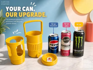 16oz 3in1 Can Cooler - The Ultimate Drink Buddy - Private Use