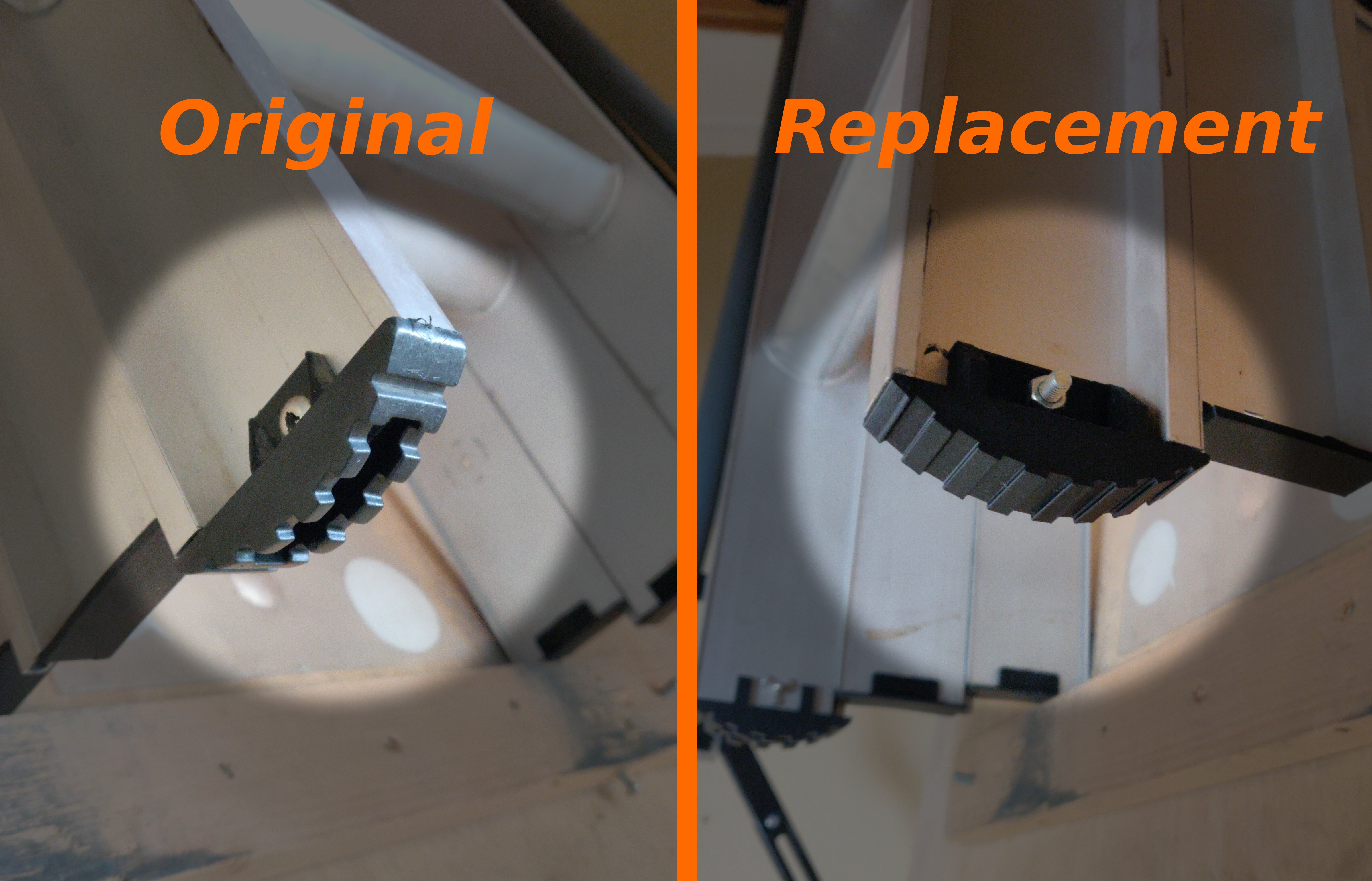 Replacement Attic Ladder End Cap by Lex Download free STL model