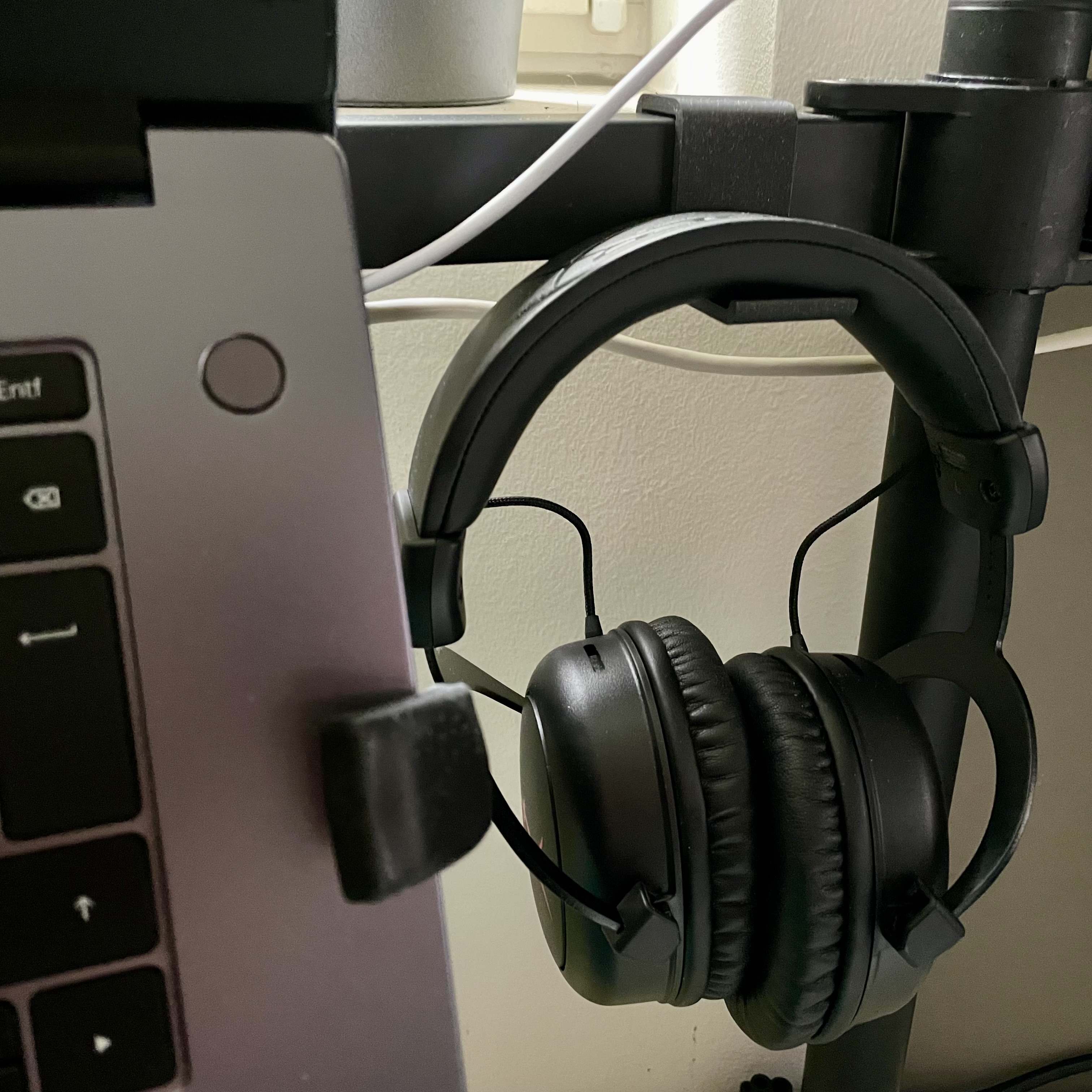 Headset Hook for Display Mount