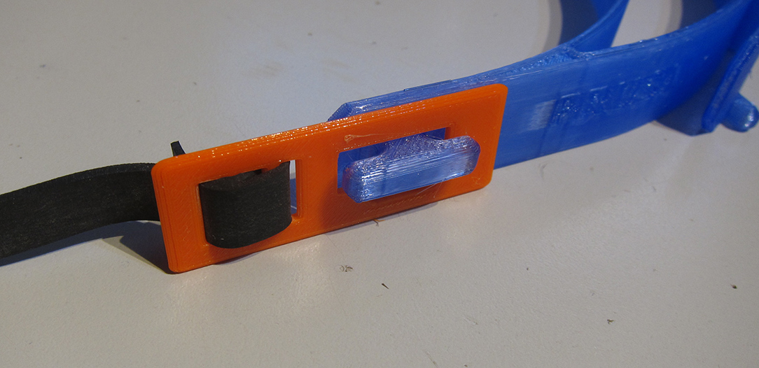 Buckle for RC3 and rubber band