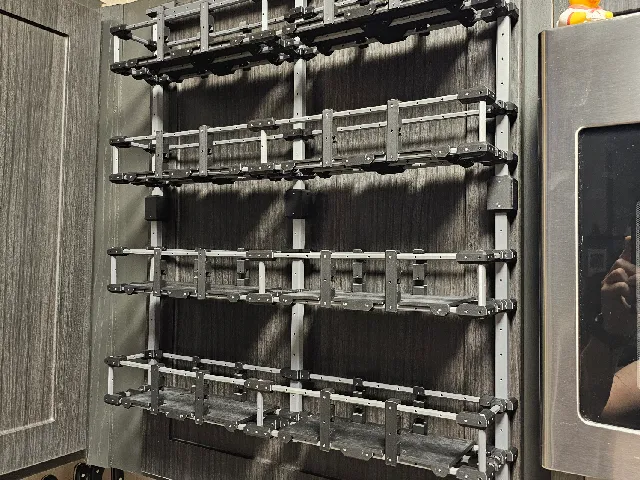 Modular Storage Rack For Cabinet Door
