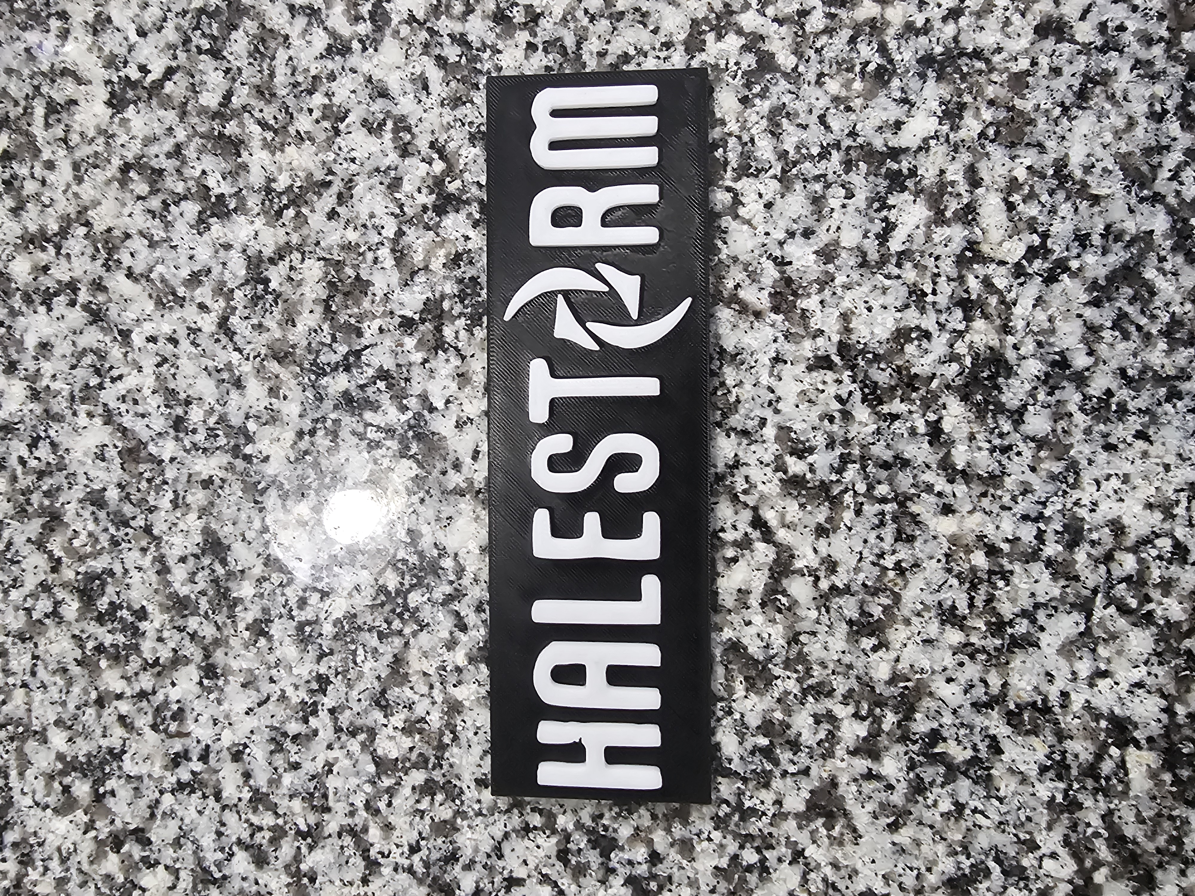Halestorm Rock Band 3D Logo Wall Art Sign Plaque
